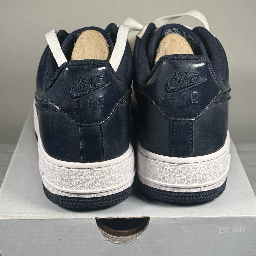 Nike Air Force 1 Low 'Obsidian' (GS) Sz 7Y / Women's 8.5(314192-142) Used OG Box - Picture 11 of 14